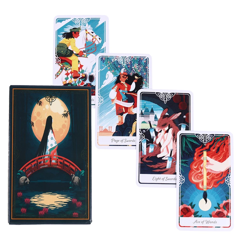 

Tarot of the Divine Prophecy Fate Divination Deck Family Party Tarot Card Board Game Card Beginners Cards Fortune Telling Game