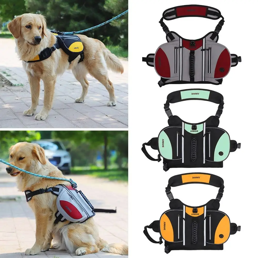 

Pet Dog Saddle Bag Backpack Medium Large Big Dogs Carrier For Outdoor Hiking Camping Training Snack Dog Food Bag Carrier