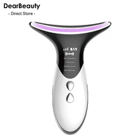 neck anti wrinkle face lifting beauty device led photon therapy skincare ems tighten massager reduce double chin wrinkle removal
