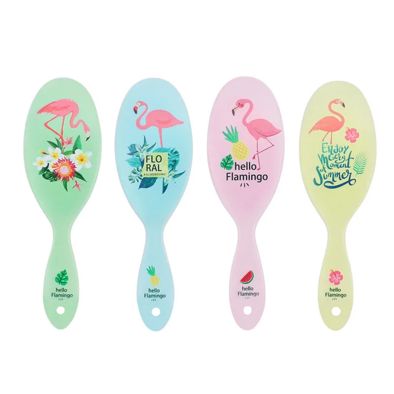 

Plastic Printing Massage Comb, Color Rubber Air Bag Comb, Massage Scalp Air Cushion Comb расческа для волос Healthy Relaxation