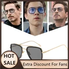 Горячая распродажа высокое качество железный человек Тони Старк солнцезащитные очки для рыбалки квадратные спортивные очки для рыбалки на открытом воздухе мужские очки паук спортивные