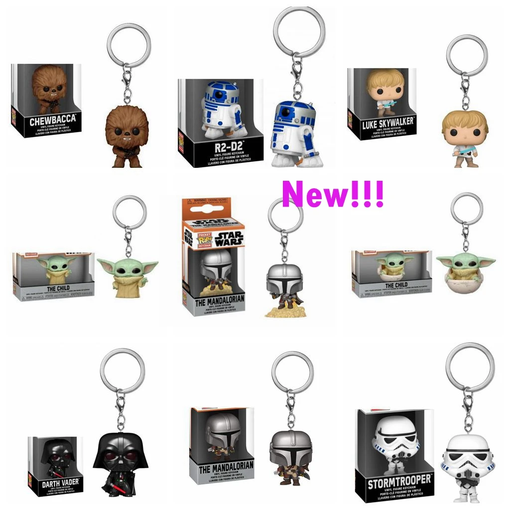 11 стилей FUNKO POP Звездные войны мандалор Скайуокер Люк Чубакка робот Дарт Вейдер