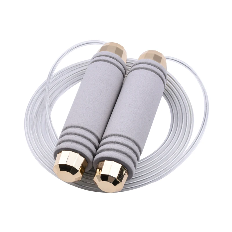

Bearing Skipping Rope Jump Rope Tangle-Free Steel Wire Heavy Weighted MMA Boxing Training Workout Equipment Home Lose Weight