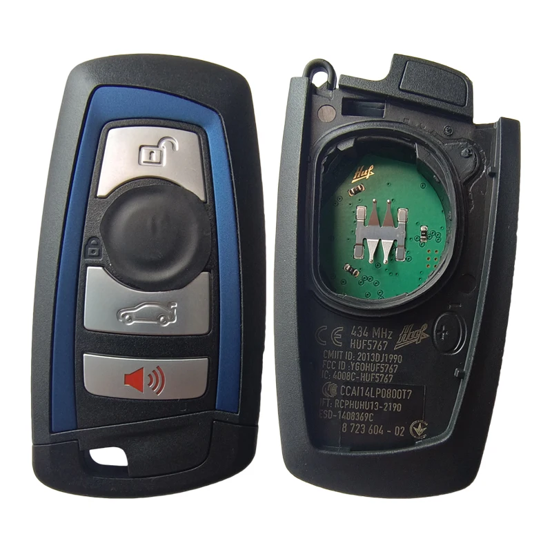 TXK 006070 -1 FCCID YG0HUF5767 для B MW F серии Smart Remote Key 4 кнопки 434 МГц 49 PCF7953P Чип HUF5767 2013DJ1990 с