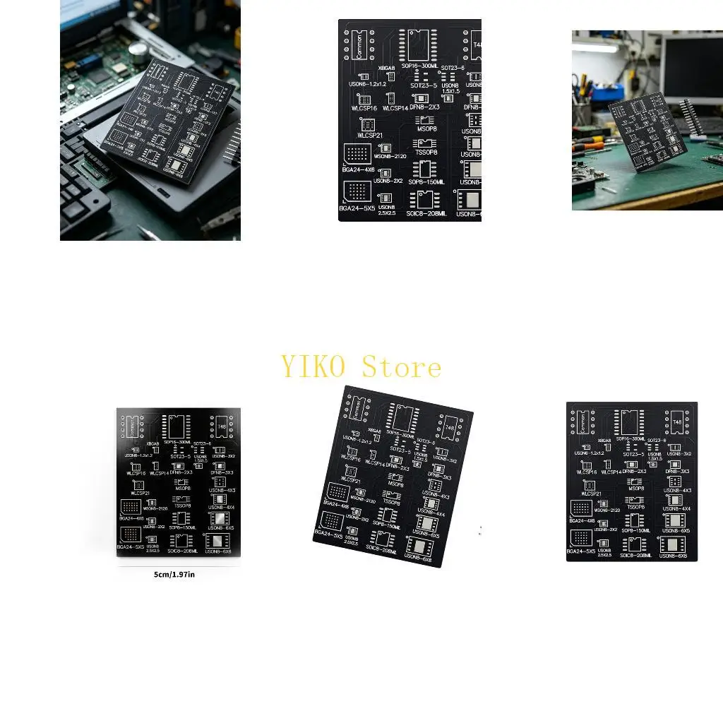 Фото K32C Многофункциональный 25 в 1 для преобразователя DIP8 WLCSP2X2 Тестовый держатель 4X5WSON для чтения и записи чипов BIOS №1