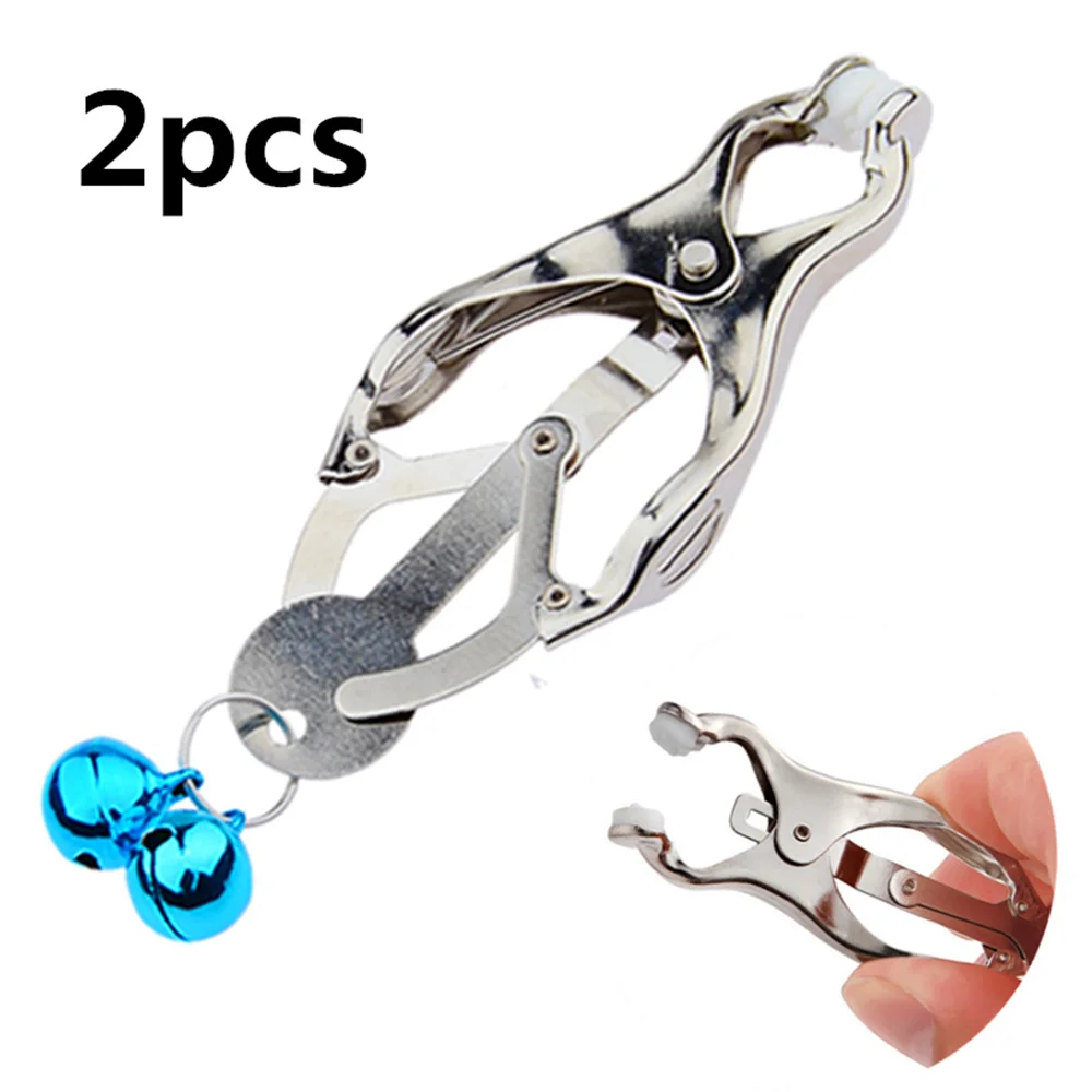 1 пара эротические зажимы для сосков Металлический Зажим груди БДСМ Секс-игрушки