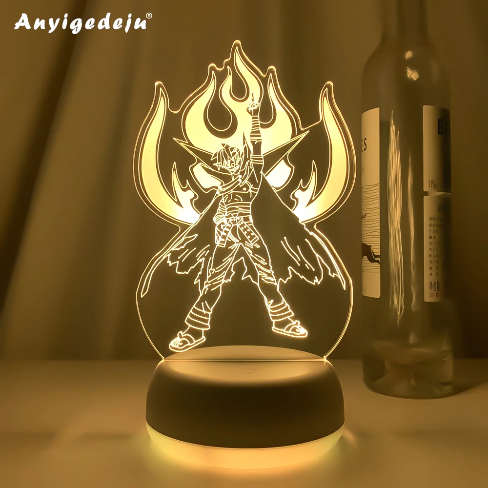 

Anime Led Light Gurren Lagann Kamina Figure Nightlight for Bedroom Decor Nightlight Manga Birthday Gift Room Led Night Lamp 3d
