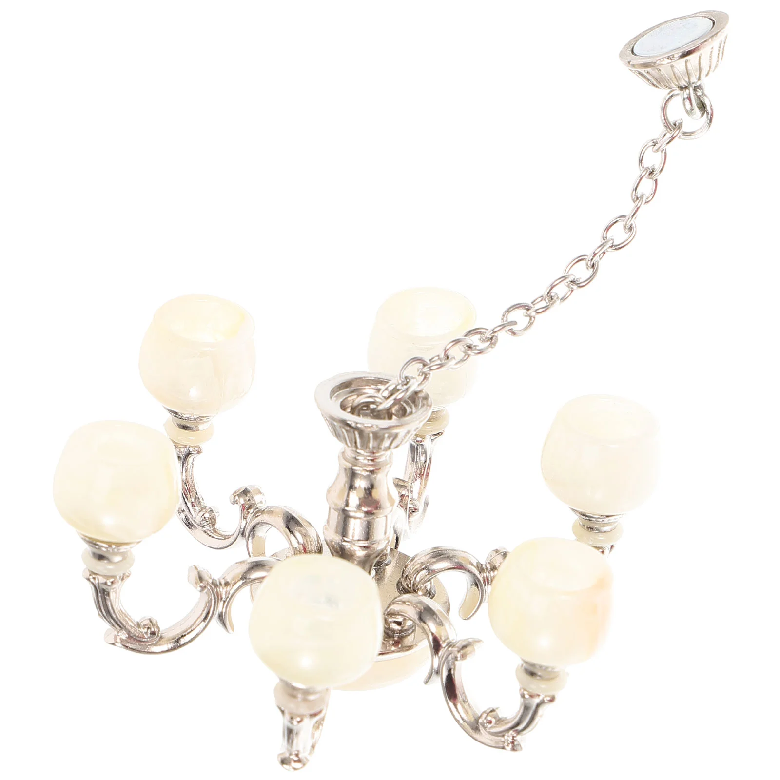 Кукольный домик люстра миниатюры крошечная лампа аксессуары для освещения