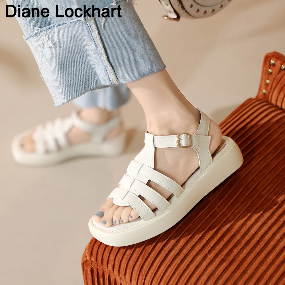 

Summer Shoes Woman Flat Platform Sandals Women Casual Open Toe Gladiator Wedges Women Shoes Martens Thick Bottom Sandales Femme