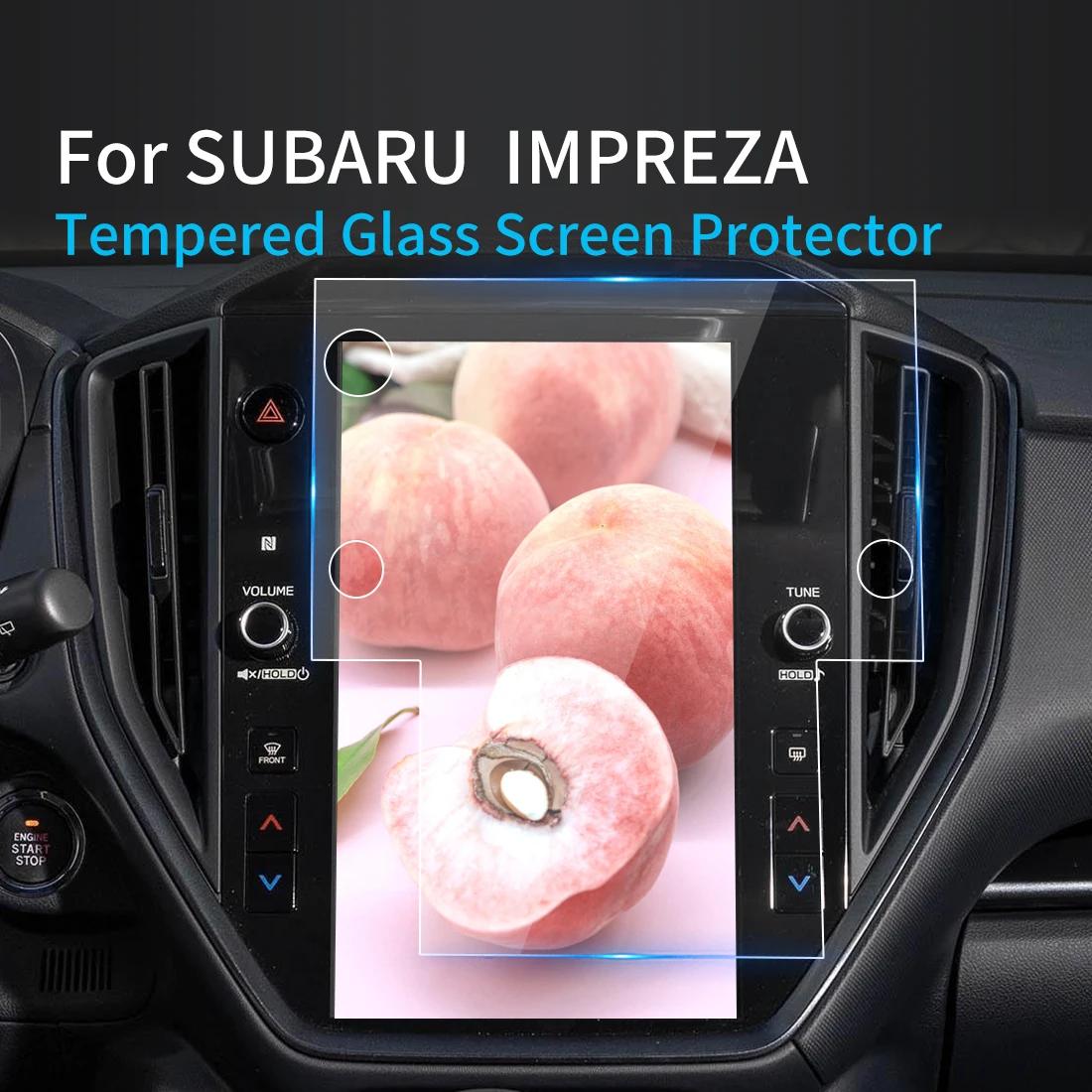 

Защита экрана для 2023 Subaru IMPREZA защитная пленка из закаленного стекла, защита навигатора, GPS-наклейки, автомобильные аксессуары