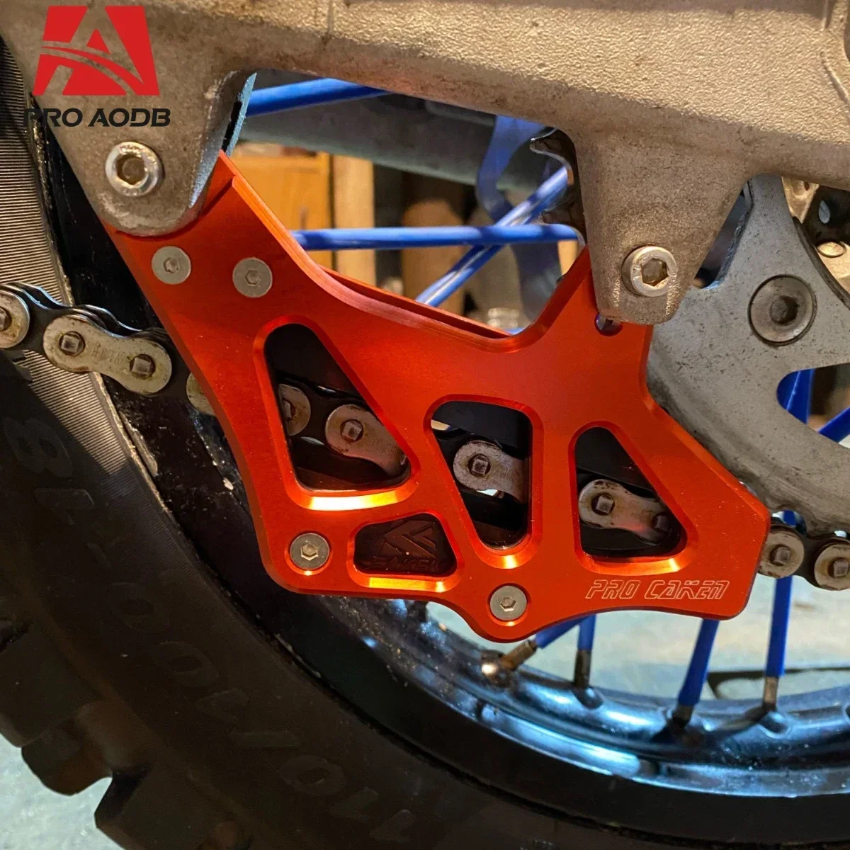 Прочная алюминиевая направляющая цепи с ЧПУ для KTM SX SXF EXC EXCF XC XCW XCF SMC Husqvarna FC TC FE TE FS