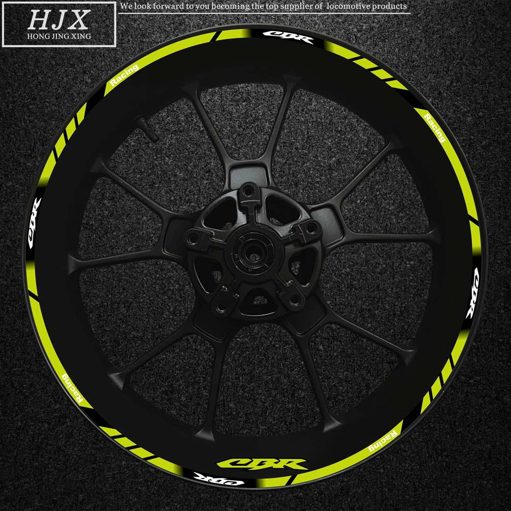 

Декоративная светоотражающая водонепроницаемая наклейка Cbr250 400 600 650 900 1000 1100 для Honda CBR RR серии 17-дюймовый обод наклейка на колесо рама