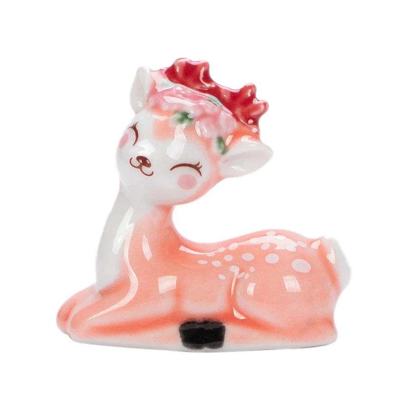 

1pc Ceramic Fawn Chopstick Holder Home Dining Table Chopstick Accessories Supplies Chopstick Stand Practical Kitchen Tableware