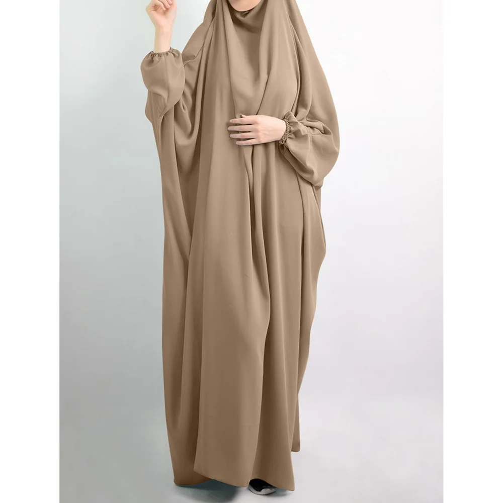 Jilbab цельный высококачественный ИД абайя для молитв мусульманский Рамадан