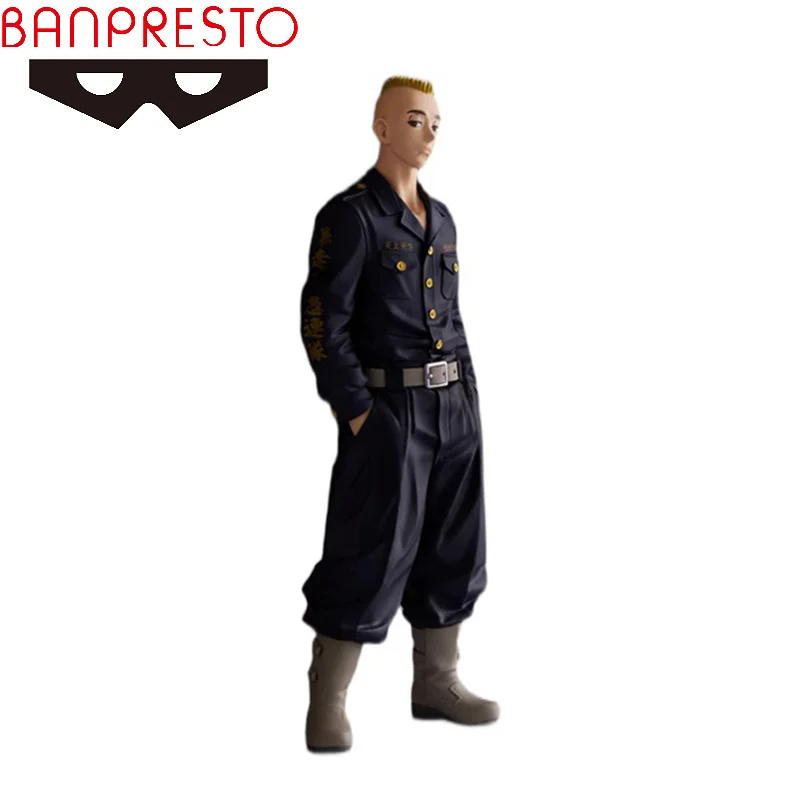 

Original Bandai Banpresto Tokyo Revengers Muto Yasuhiro 18cm PVC Anime Figure Action Model Collectible Toys Gift