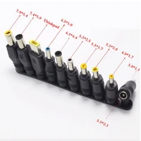 10pcs dc 5 5x2 1mm jack plug for ac power laptop adapter tips chargers universal