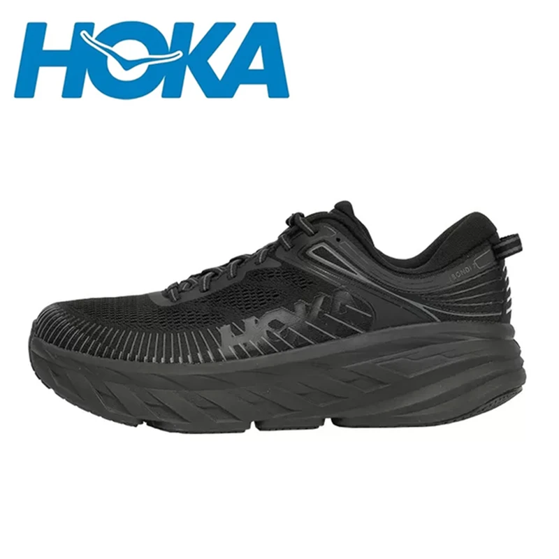 

2023 HOKA Bondi 7 Running Shoes Men Outdoor Running Sneakers Cushioning Elasticity Marathon Shoes Trail Trekking Tennis Sneakers