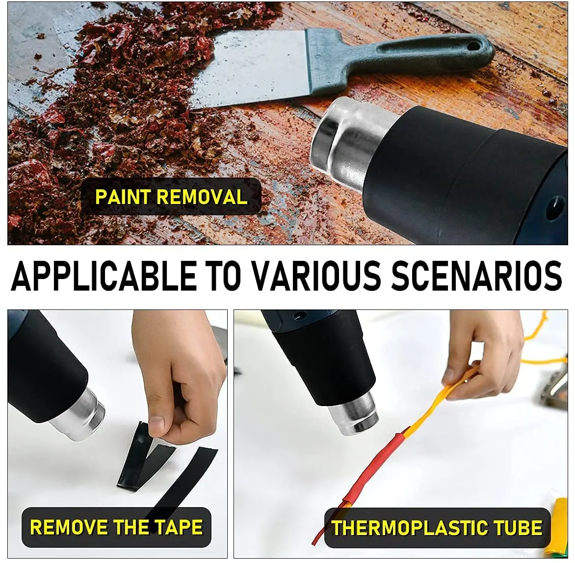 Доставка из России тепловой ПИСТОЛЕТ 2000 Вт подходит для профессионального