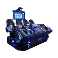 4 players vr cinema with four seats vr chairs 9d vr game machine simulator