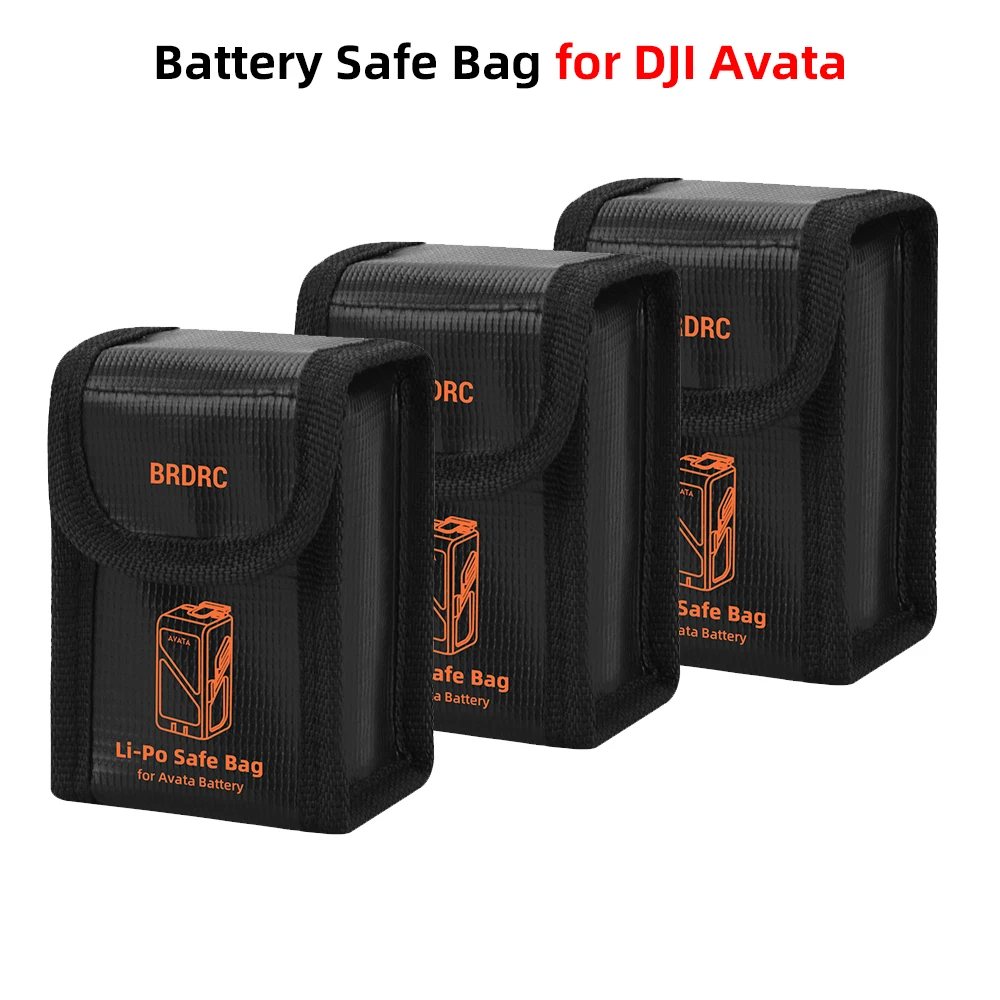 

Безопасная сумка для аккумулятора для DJI Avata, огнестойкая сумка для аккумуляторов, защитный чехол для аккумулятора, взрывозащищенный чехол, ...