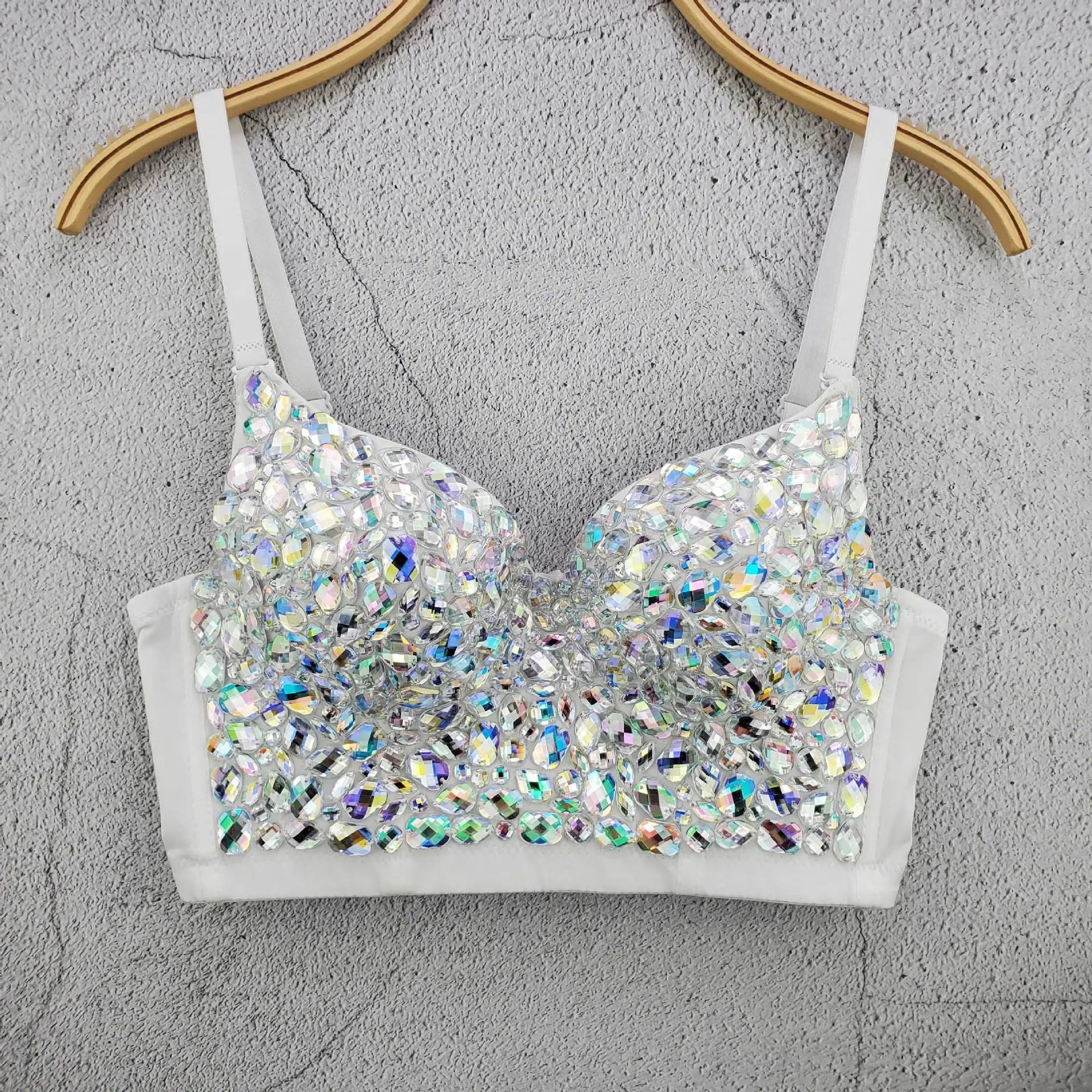 Mesh Push Up Bralet Women's Corset Bustier Bra Night Club Party long sexy Cropped Top Vest Plus Size tank top women white corset