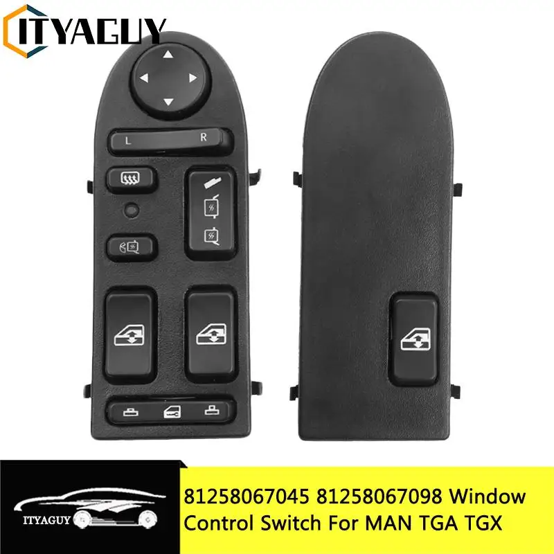 

81258067098 81258067045 для MAN TGA TGX переключатель управления передним левым и правым стеклоподъемником, автомобильные аксессуары 81258067097