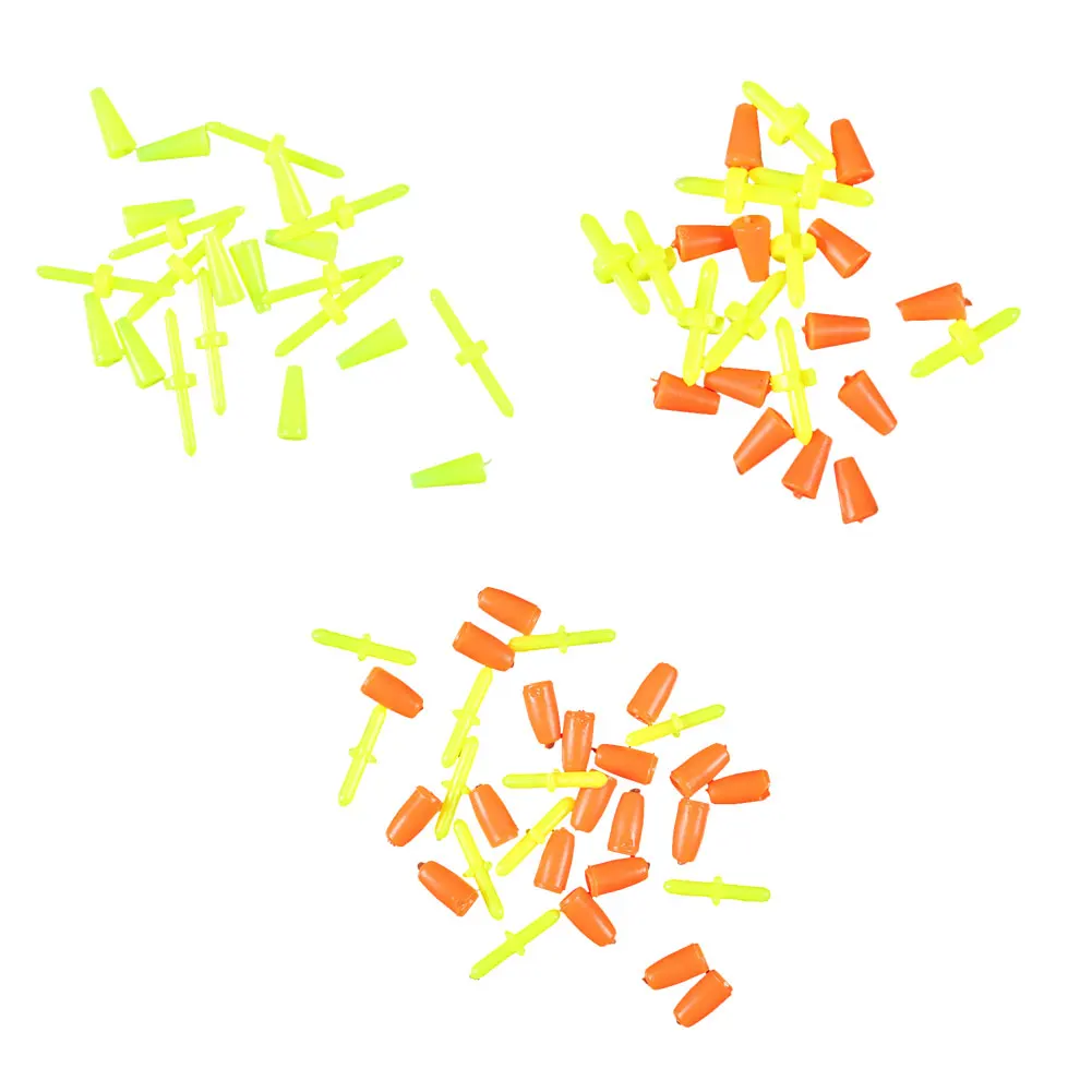 

20pcs Sea Fishing Clip Anti Wind Bar High Quality Yellow/Orange Fishing Float Bobber Float Stoppers Stable Fishing Tackle