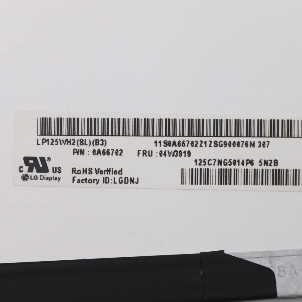 12,5 IPS 1366x768 HD светодиодный ЖК-экран LP125WH2-SLB3 LP125WH2 ЖК-дисплей для ноутбука Bildschirm FRU 04W3919 04W3462 93P5675 (art.: 3920d0964e8fa) - 3920d0964e8fa