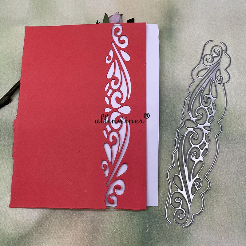 

Волнистое кружевное украшение, металлические штампы, трафареты для «сделай сам», скрапбукинг, декоративное тиснение, ручная работа, штамповочный шаблон