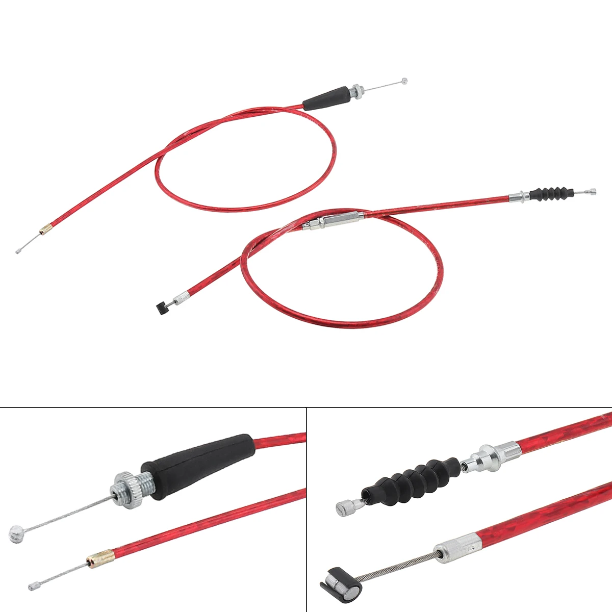 

Throttle Clutch Cable Adjustable Accelerator Cable for 90cc 110cc 125cc 140cc 4-Stroke Bike Most Chinese Import Pit Dirt Bikes