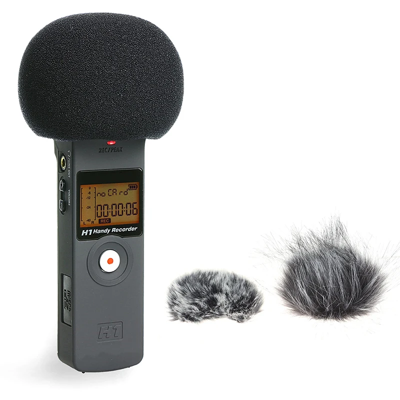 

Zoom H1 H1N Furry Windscreen Muff Cover Foam Microphone Windproof Cover