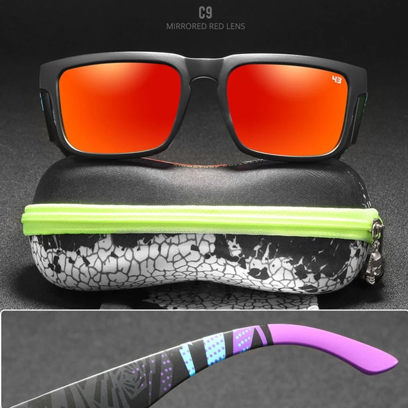 Men Square Sunglasses With Logo Polarized UV400 Women Shades Gafas de sol Driving Girls Trendy Glasses HELM 2021 Branded