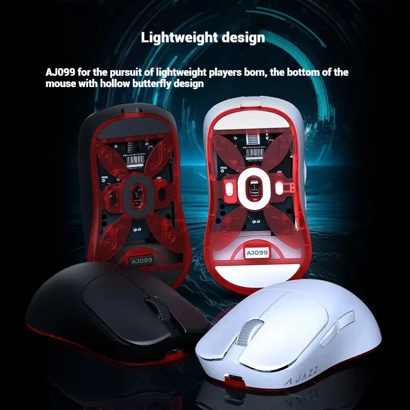 Беспроводная мышь AJAZZ AJ099 двухрежимная игровая офисная 2 4 г/проводная 12000 точек на