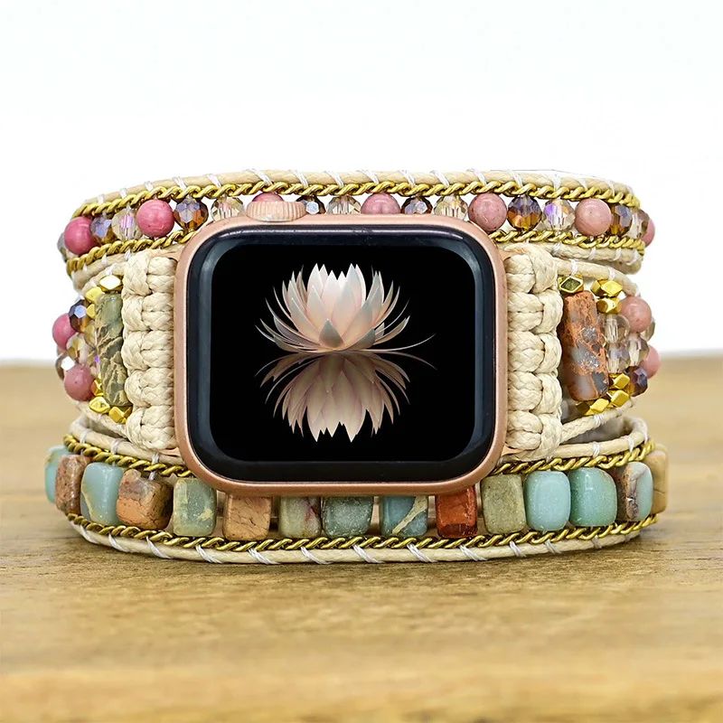 Ремешок из натурального камня для Apple Watch Band 7 SE 6 5 4 3 2 1 45 мм 41 42 38 44 40 |