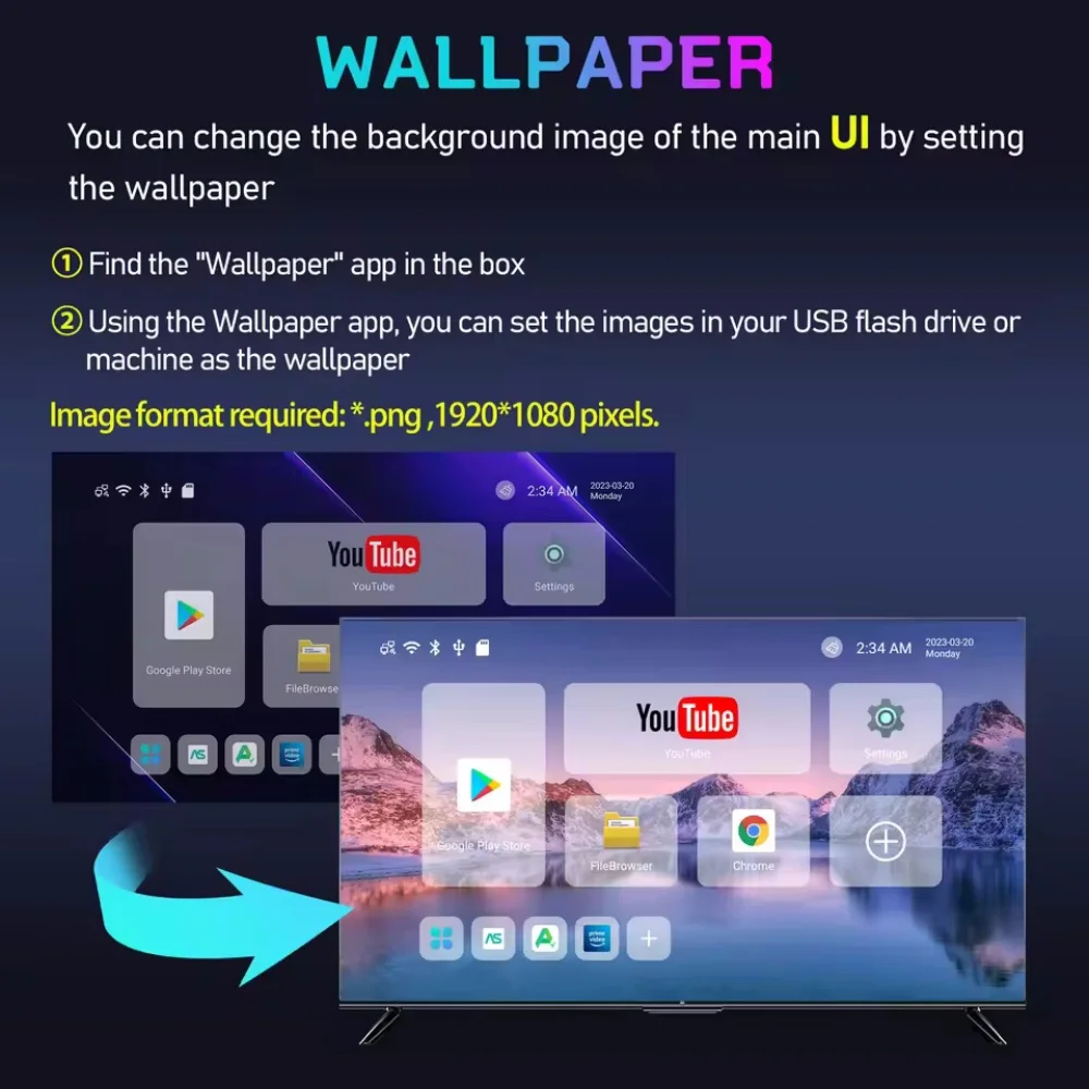 Фото Android13.0 TV Box H96MAX RK3528 Android Box Поддержка 2,4G/5,8G WiFi6 BT5.0 4K Video Set Top TV Box Decode And Play 8K 24Fps №5