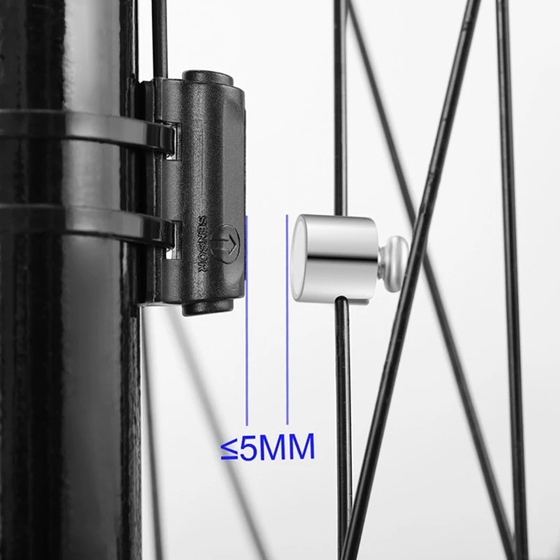 Велоспорт Черный горный велосипед Сенсорный проводной водостойкий спидометр с