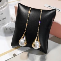 2022 korean fashion stud earrings luxury pearls drop dangle earring designer statement earings jewelry for women jewellery
