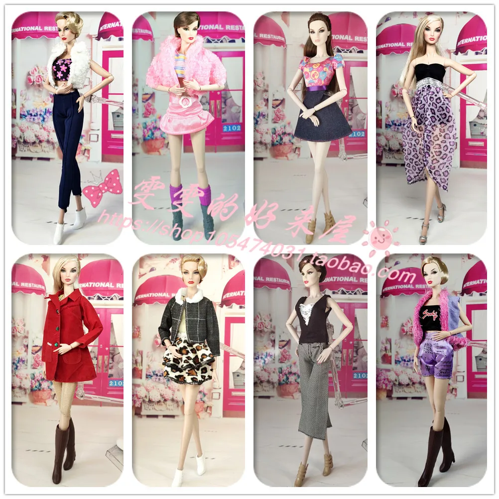 

30cm Doll Dress Fashion Clothes suit for licca For Barbie Doll for blythe Accessories Baby Toys Best Girl' Gift 8 wave