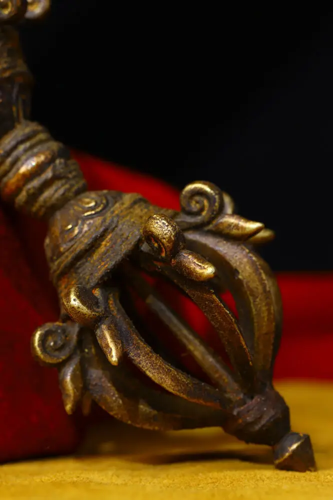 16 5 см Тибетский буддизм латунный Экзорцизм Dorje Vajra Phurpa кинжал FaQi