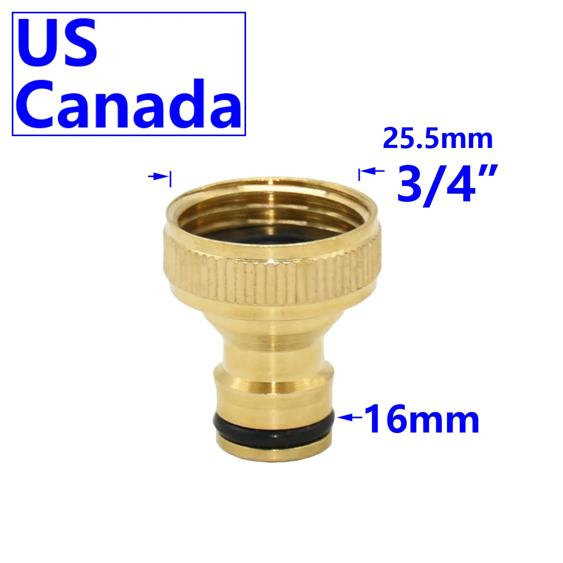 

Соединитель для садового шланга латунный 1/2 3/4 дюйма LWHRR