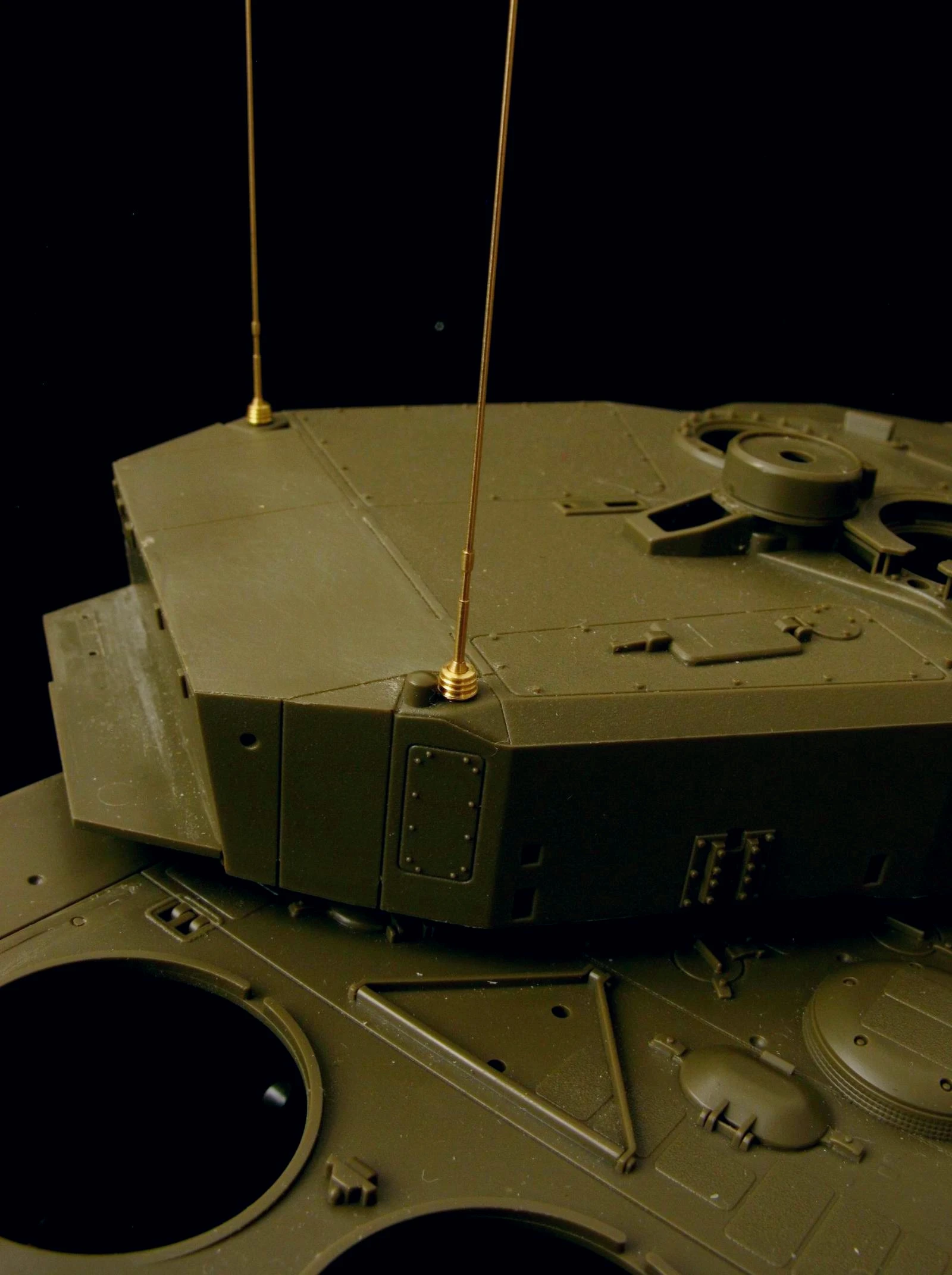 Оранжевая хобби G35-107 1/35 Современная немецкая танковая антенна металлическая