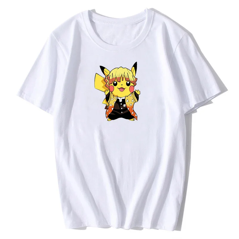 

Pokémon T-shirt Anime Peripheral Short-sleeved Two-dimensional Clothes Aesthetic Graphic T Shirts Y2k Top Clothing Women