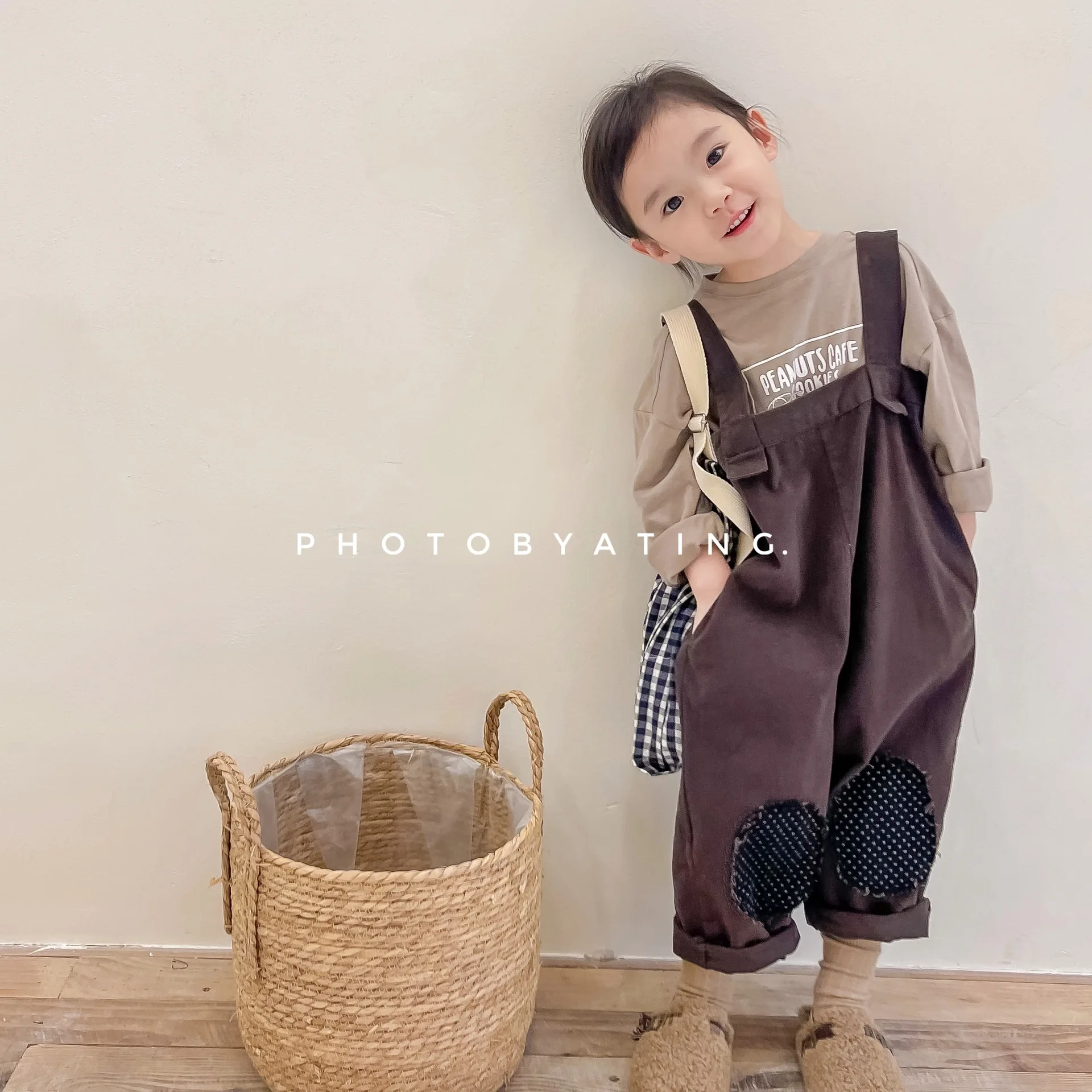 

2022 Kids Jumpsuit Summer Spring Baby Girls Sleeveless Overalls Children Cotton Linen Loose Pants Korean Japanese Boys Trousers
