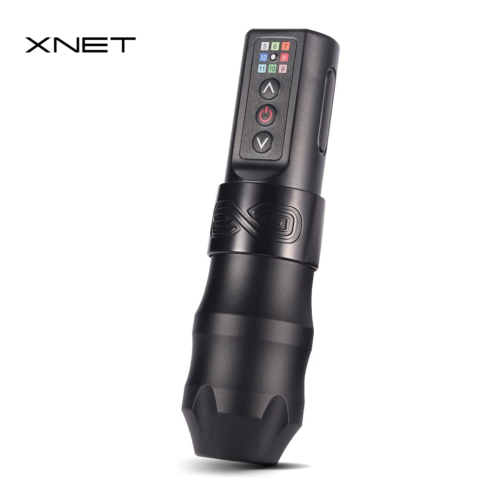 EXO Professional Wireless Tattoo Machine Pen Gun Powerful Coreless Motor Digital LED Charge Battery For Body Art