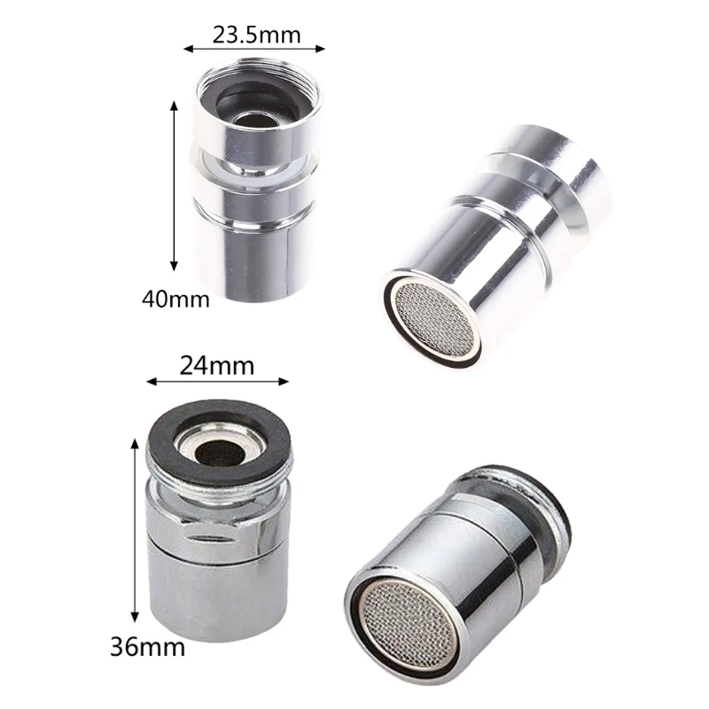 

360-Degree Swivel Water Saving Aerator Replacement Bathroom Faucet Bubbler Spout for Bathroom Kitchen Prevent The Splash