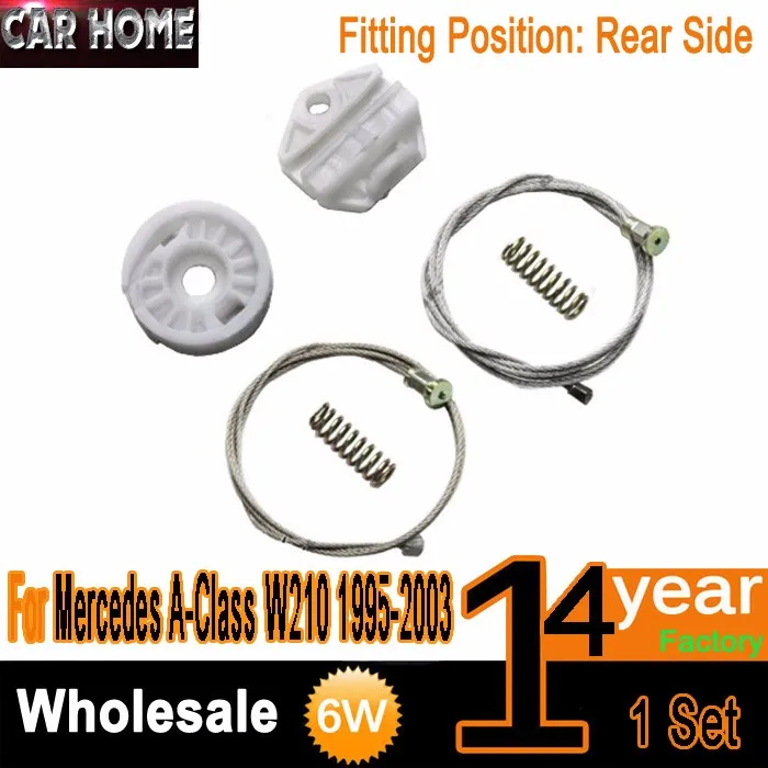 

Car Replacement Parts FOR MERCEDES W210 S210 1995-2003 Window Regulator Repair Kit Cables front left and right 210 730 16 46