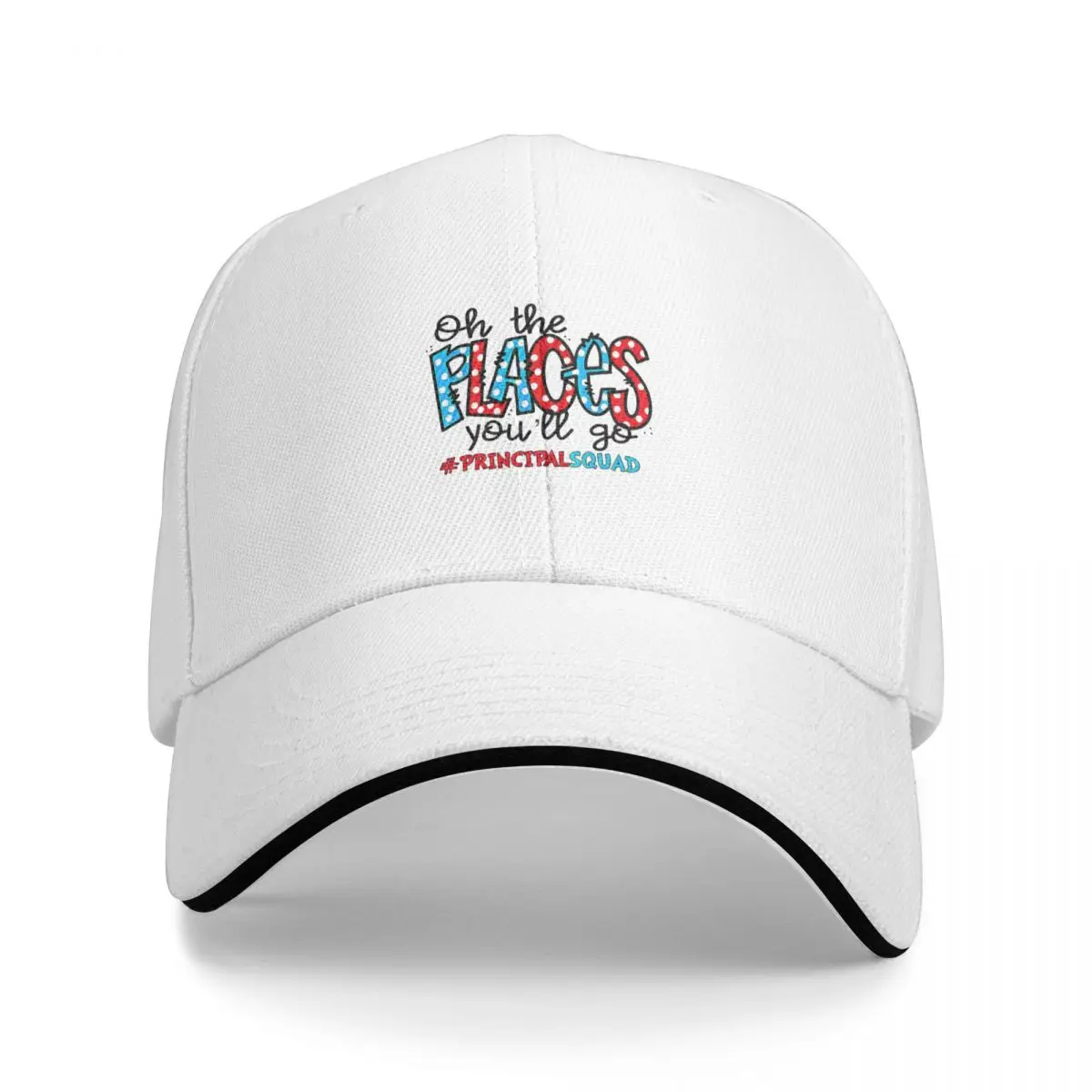

Oh The Places You'll Go Baseball Caps Snapback Fashion Baseball Hats Breathable Casual Outdoor Unisex Polychromatic Customizable