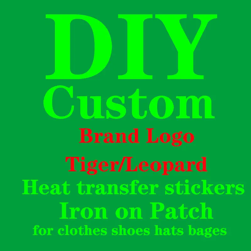 

Brand Logo Patches for Clothes T-shirt Diy thermo Stickers Patch Stickers Applique Iron on Transfers for Clothing