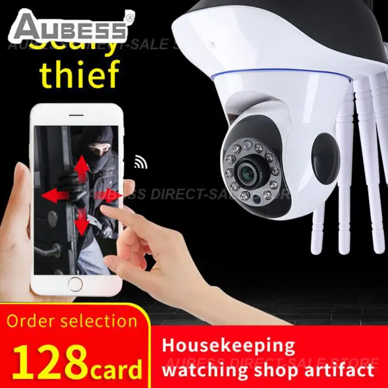 

Камера видеонаблюдения с дистанционным мониторингом, 5 антенн, двухсторонний голосовой звонок, Ip-камера, беспроводная 720p, радионяня, умный д...