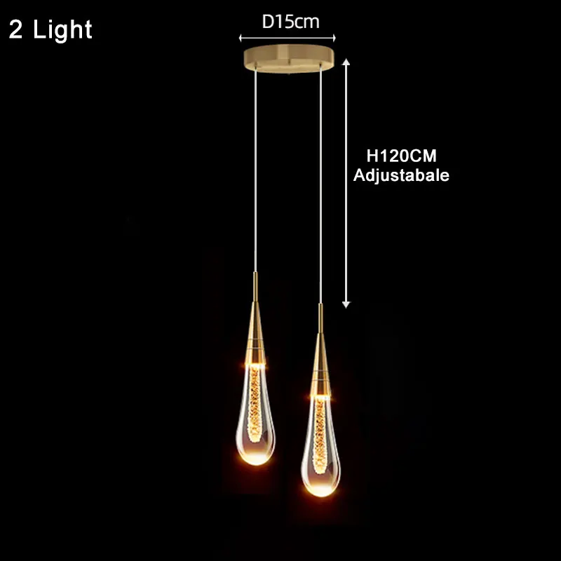 

Скандинавские хрустальные подвесные светильники